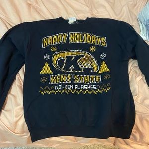 kent state ugly christmas champion crewneck